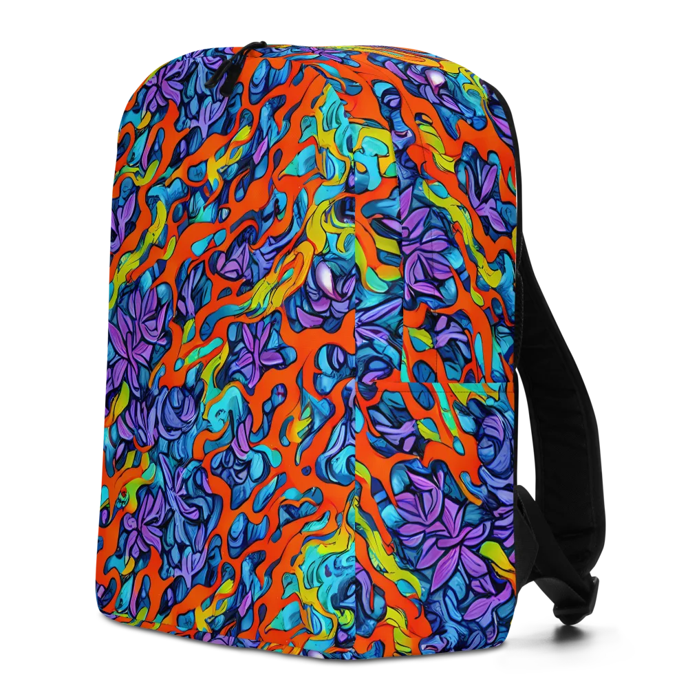 Cobalt Jungle on Minimalist Backpack — Left