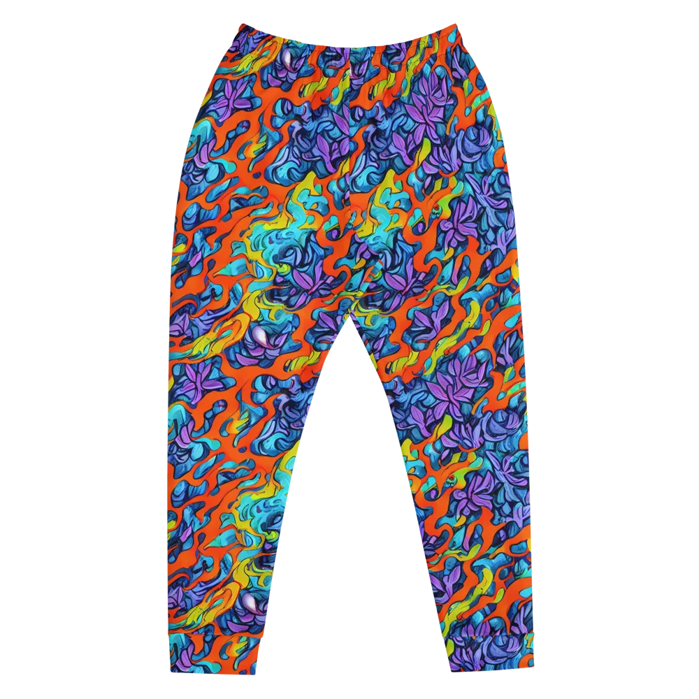 Cobalt Jungle on Men's Joggers — Front