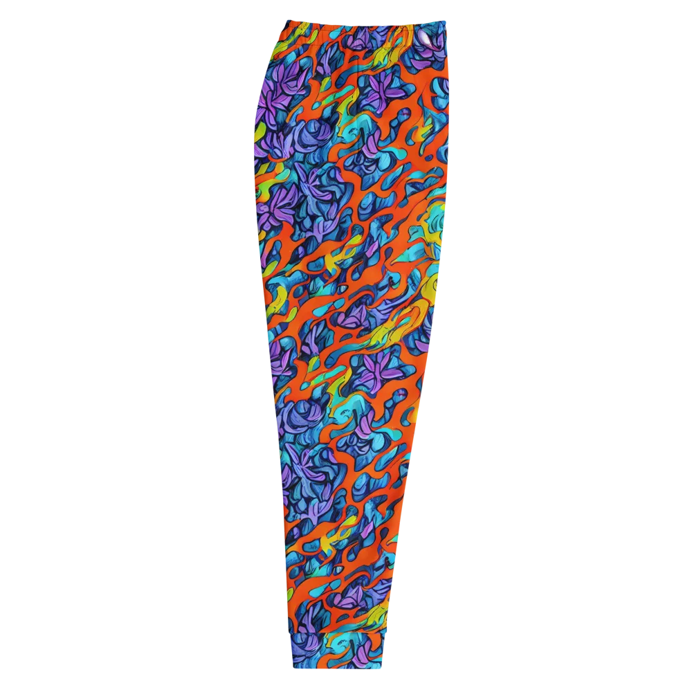 Cobalt Jungle on Men's Joggers — Right