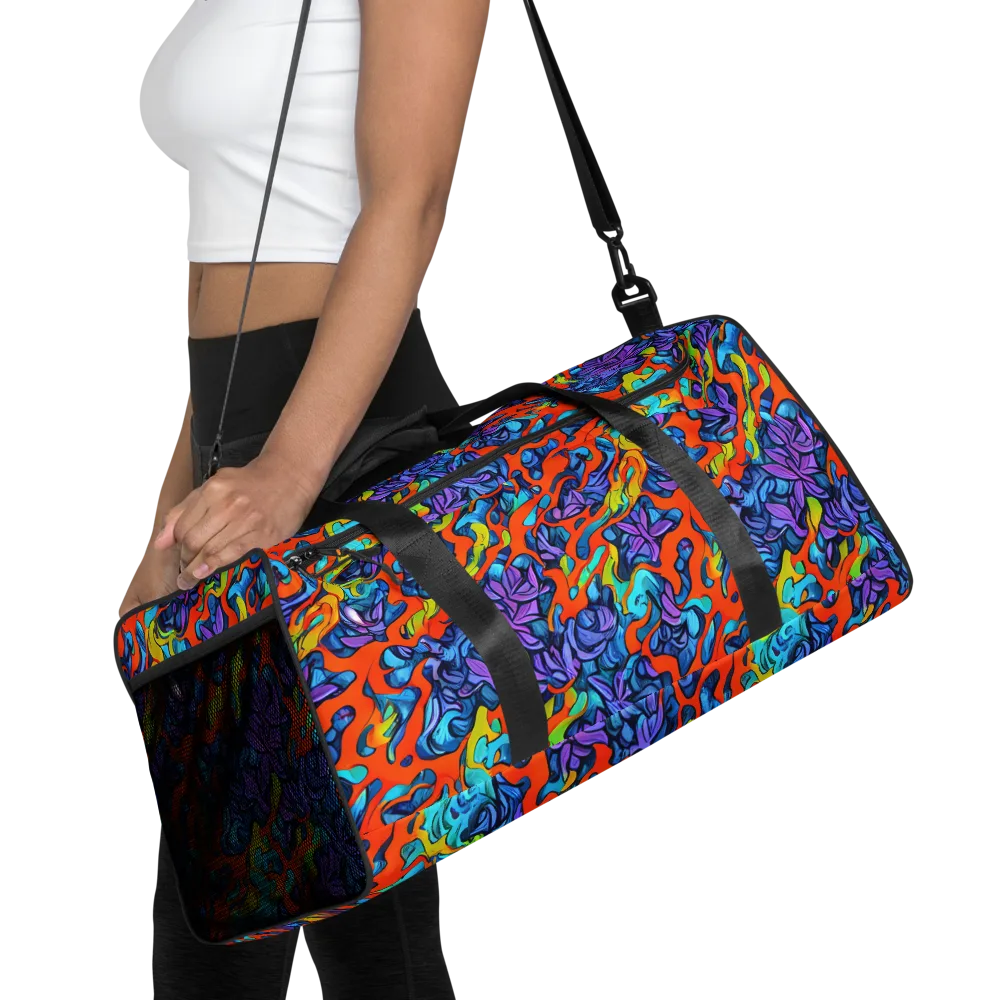 Cobalt Jungle on Duffle Bag — Front