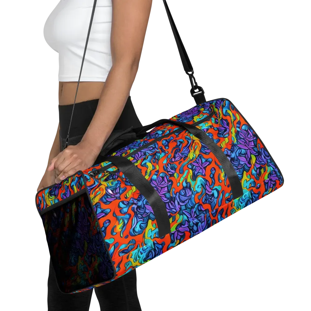 Cobalt Jungle on Duffle Bag — Front