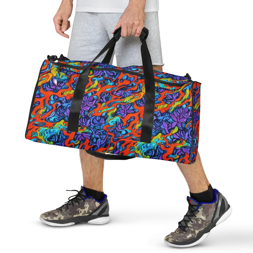 Cobalt Jungle on Duffle Bag — Front