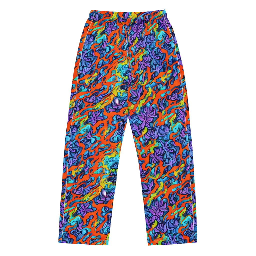 Cobalt Jungle on Women's Pajama Pants — Front