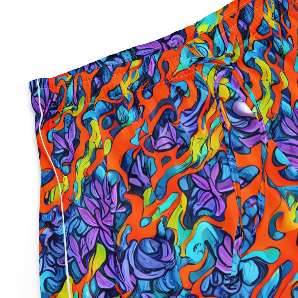 Cobalt Jungle on Women's Pajama Shorts — Product details