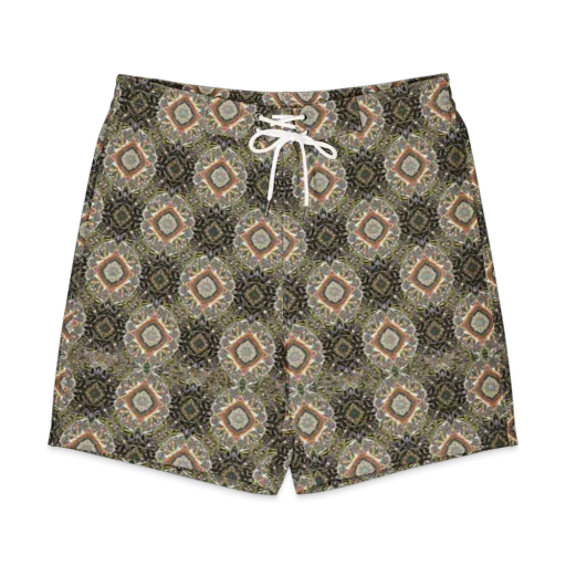 Mosaic Nocturne on a Men's Board Shorts