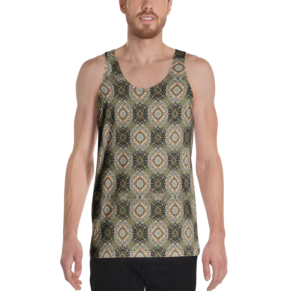 Mosaic Nocturne on Men's Tank Top — Front