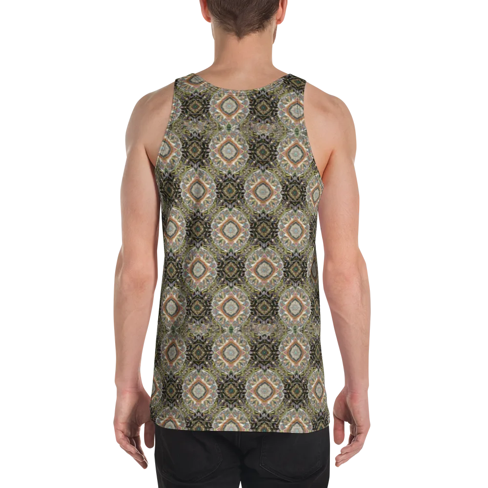 Mosaic Nocturne on Men's Tank Top — Back