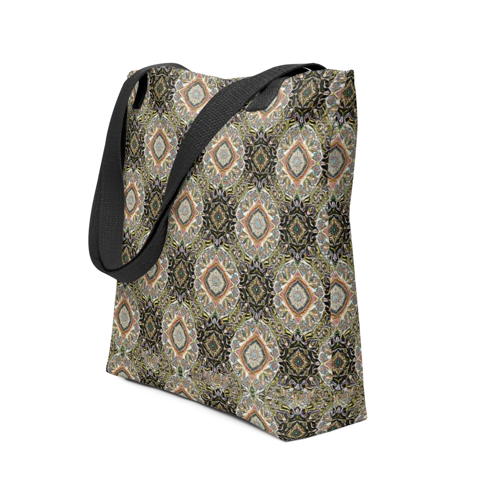 Mosaic Nocturne on Tote Bag — Front