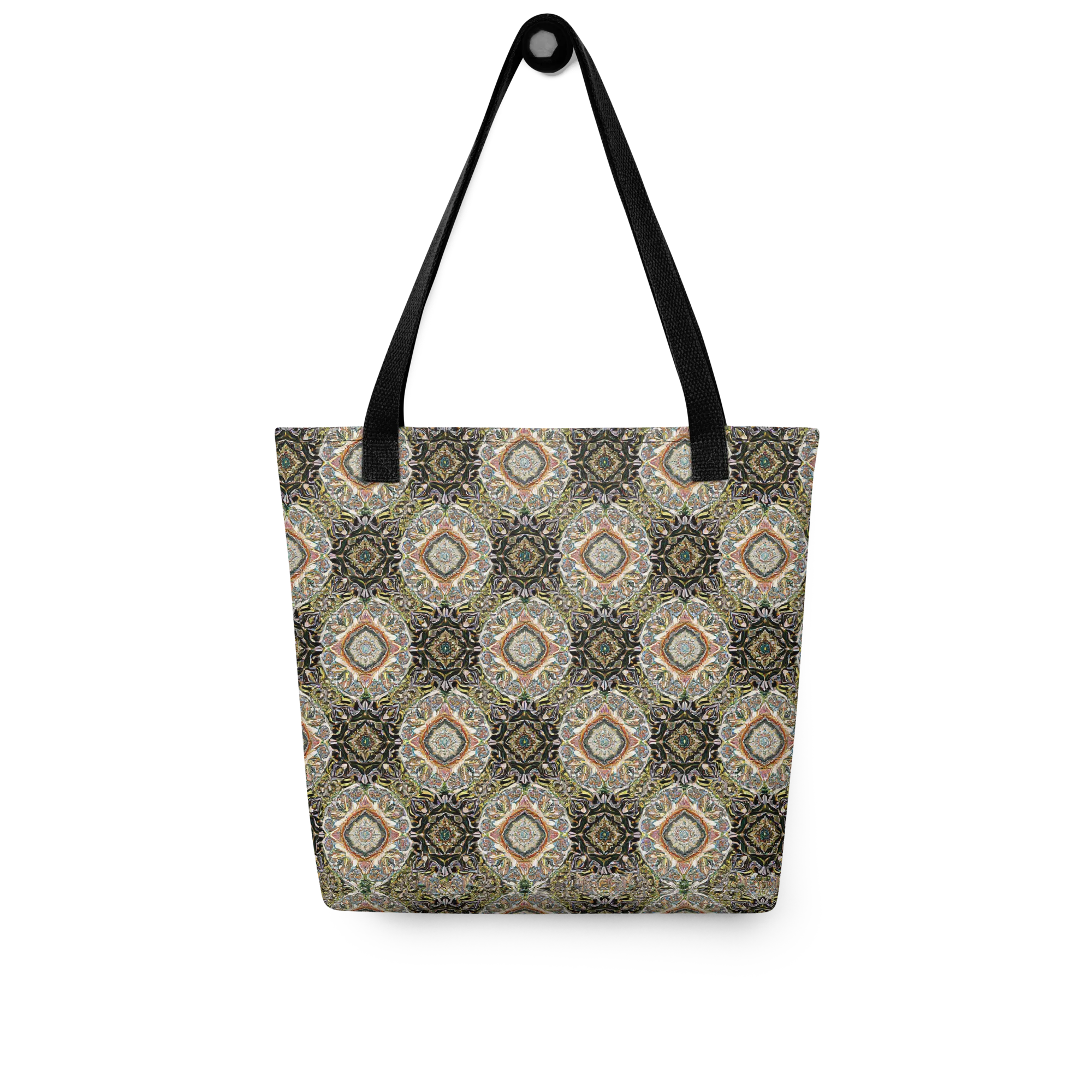 Mosaic Nocturne on Tote Bag — Front