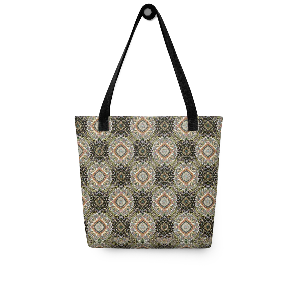 Mosaic Nocturne on Tote Bag — Front