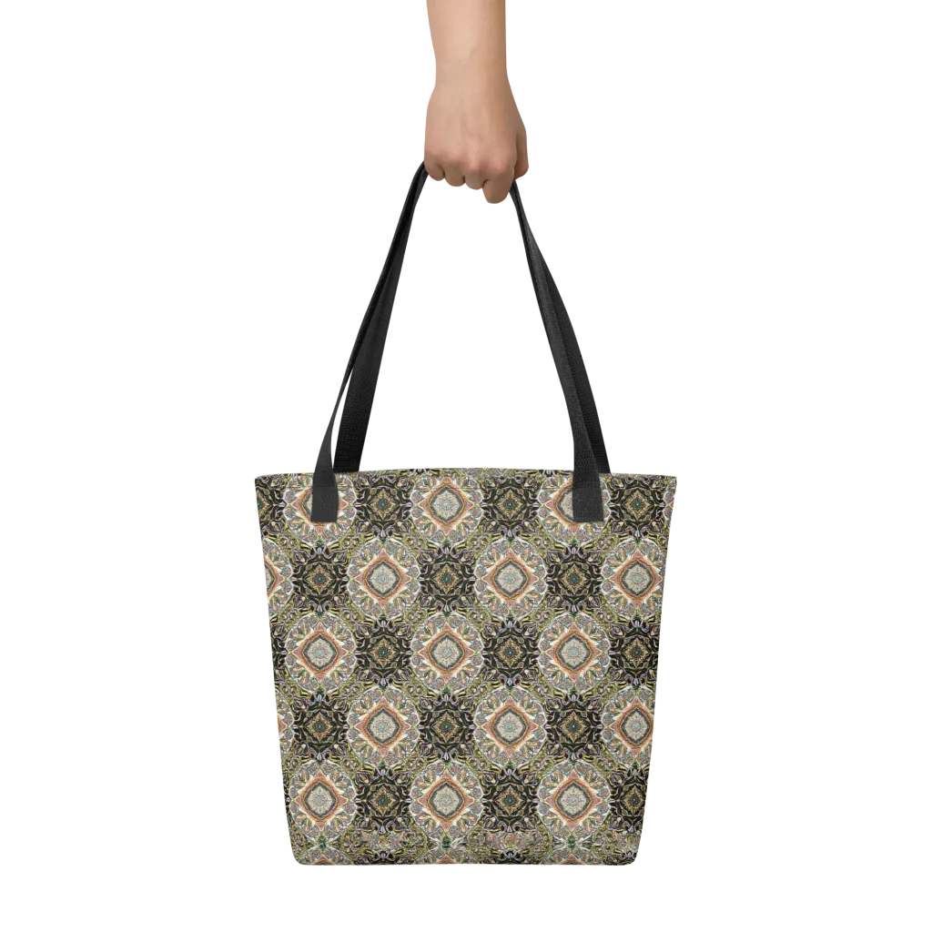Mosaic Nocturne on Tote Bag — Front