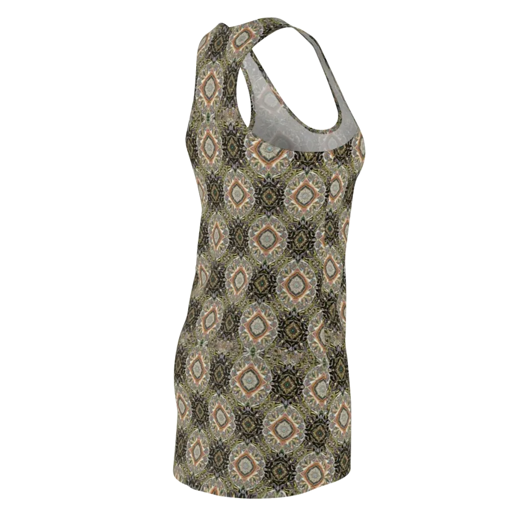Mosaic Nocturne on Racerback Dress — Back Side