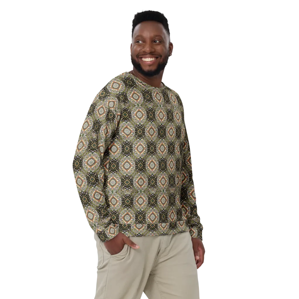 Mosaic Nocturne on Sweatshirt — Front