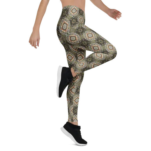 Mosaic Nocturne on a Leggings