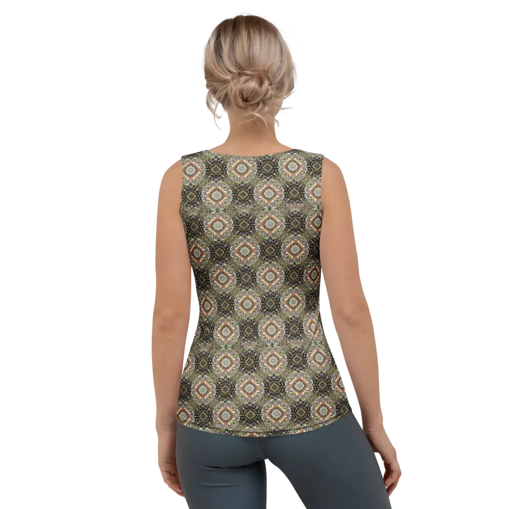 Mosaic Nocturne on Women's Tank Top — Back