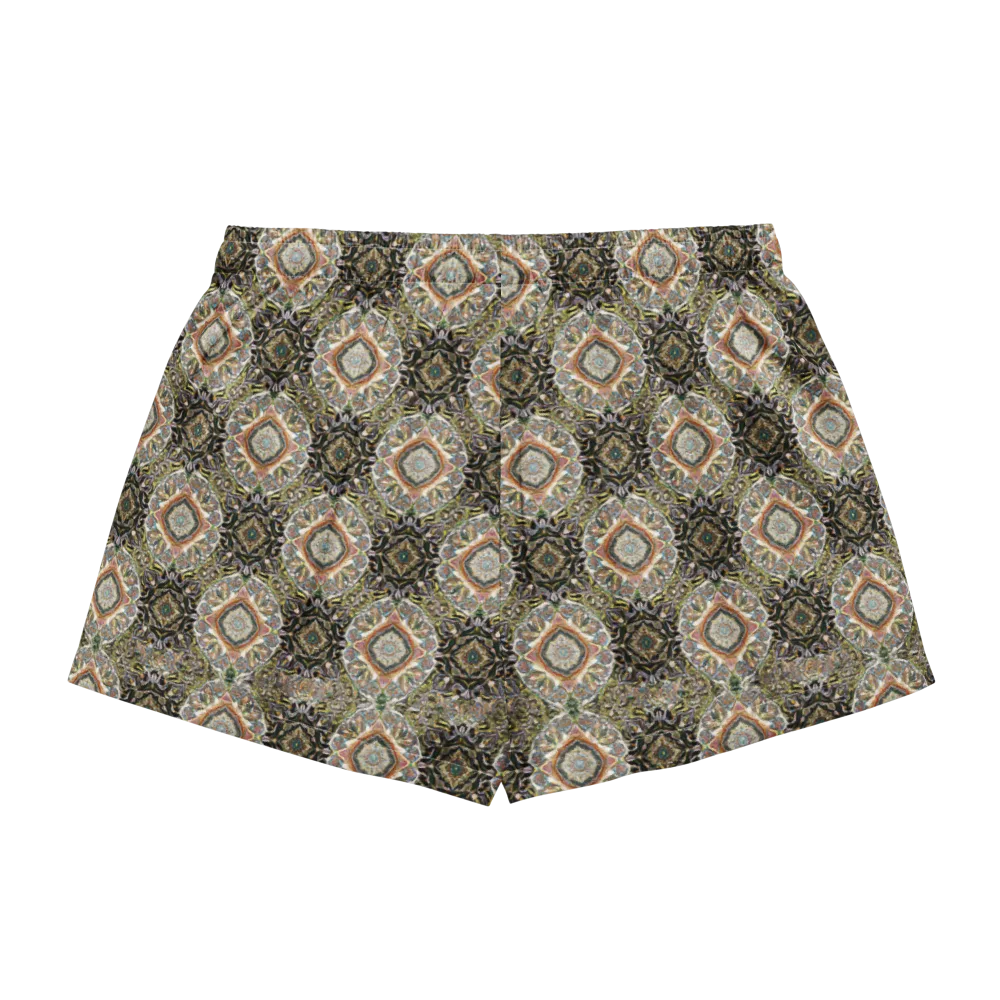 Mosaic Nocturne on Women's Pajama Shorts — Back