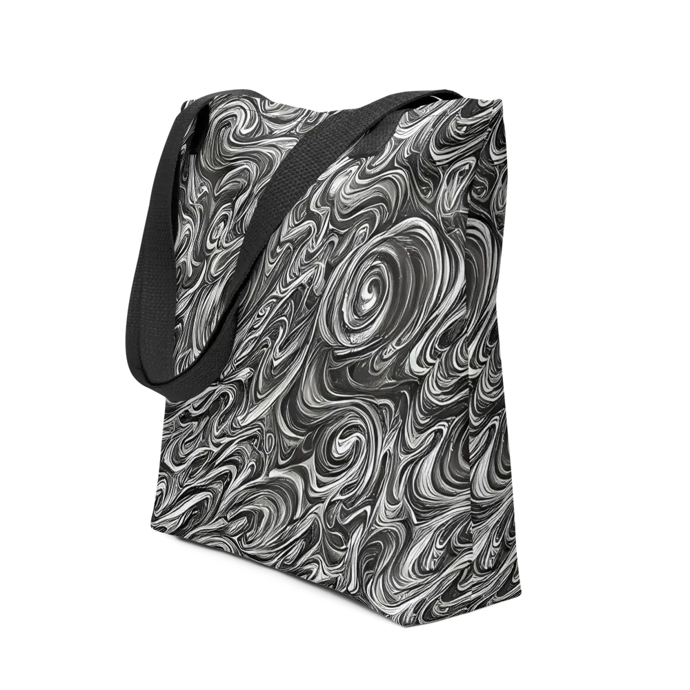 Noir Marble on Tote Bag — Front