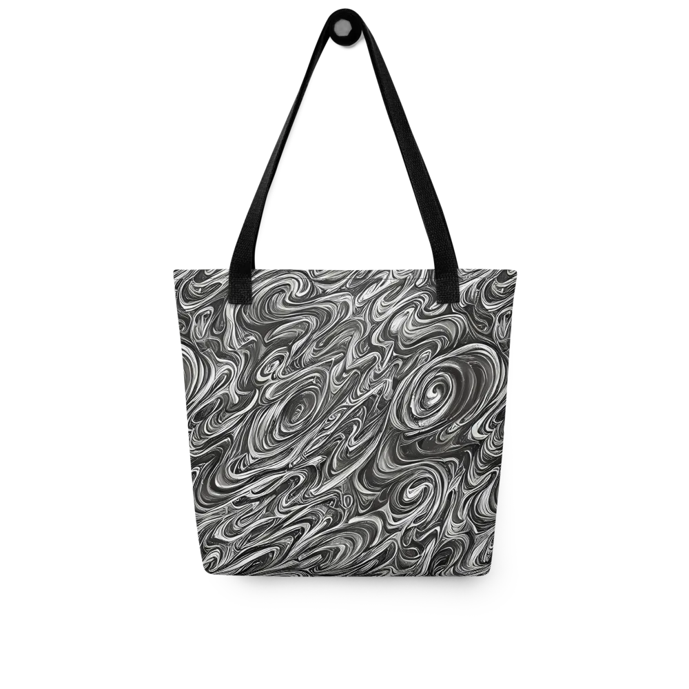 Noir Marble on Tote Bag — Front