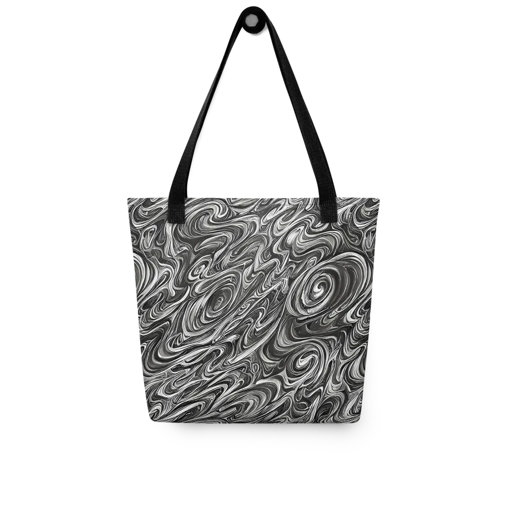 Noir Marble on Tote Bag — Front