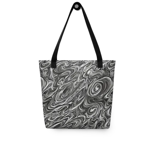 Noir Marble on a Tote Bag
