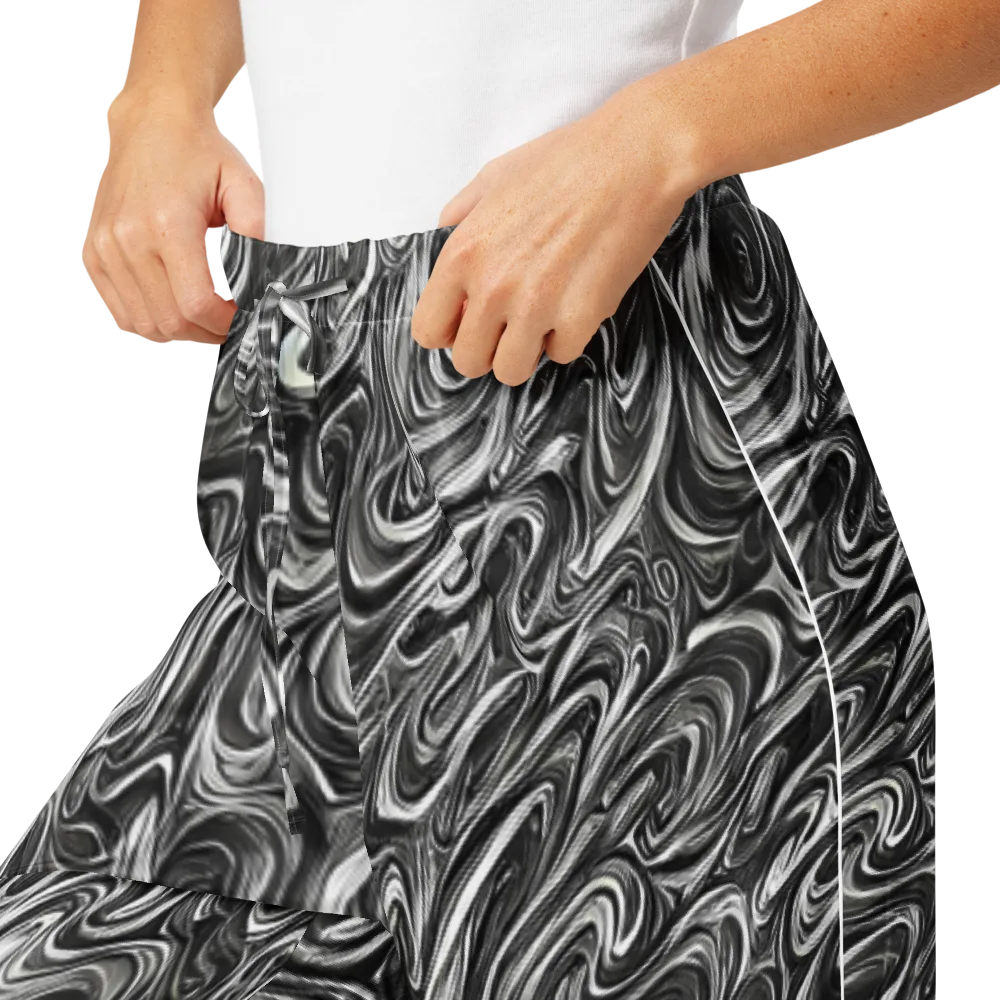 Noir Marble on Women's Pajama Pants — Product details