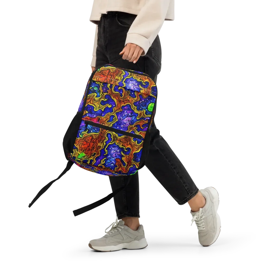 Electric Lava on Utility Backpack — Front