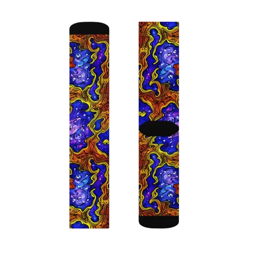 Electric Lava on a Socks