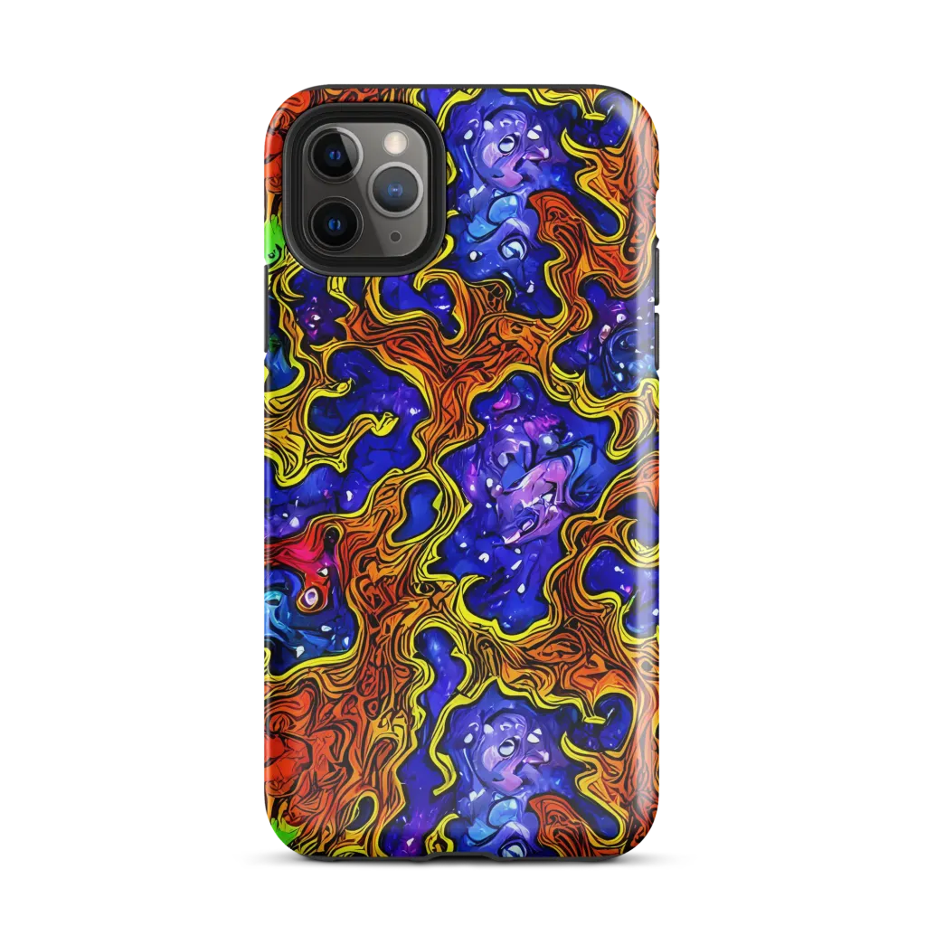 Electric Lava on Tough Case for iPhone® — Front