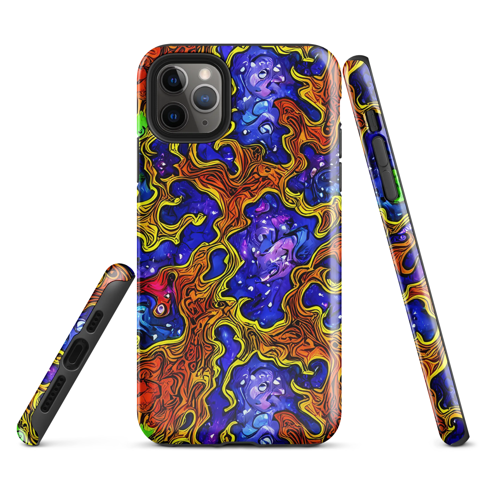 Electric Lava on Tough Case for iPhone® — Front
