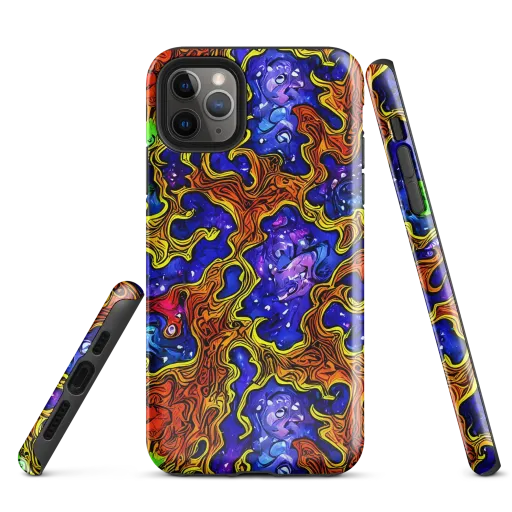 Electric Lava on a Tough Case for iPhone®