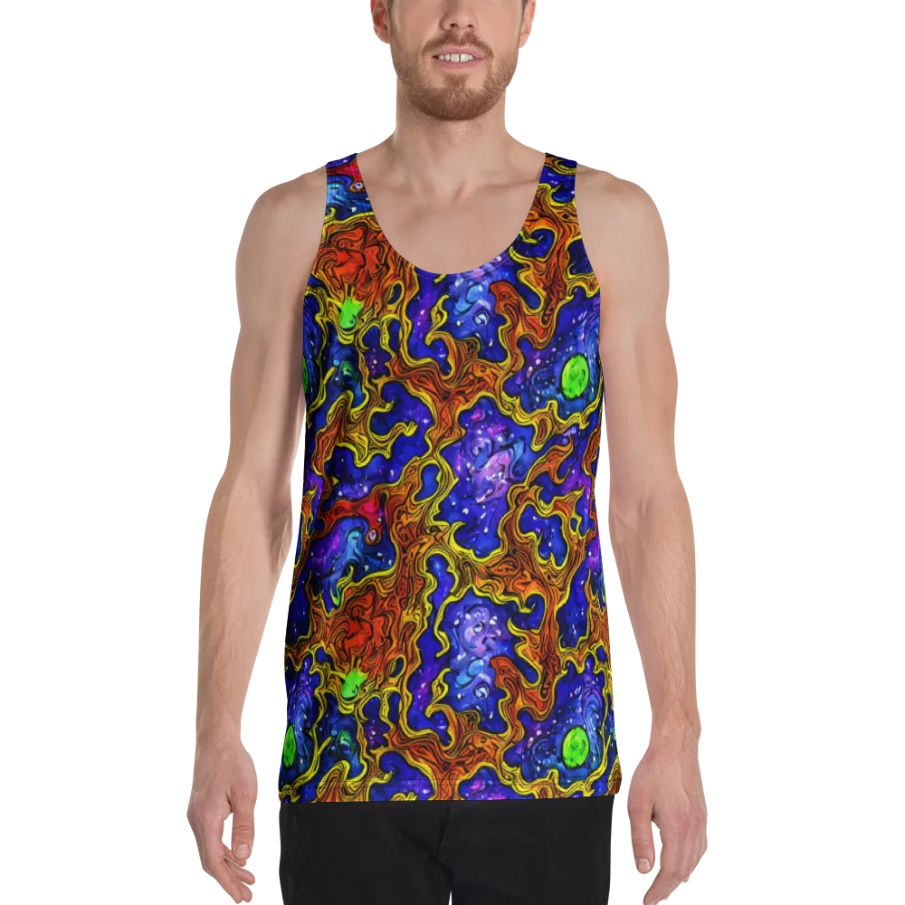 Electric Lava on Men's Tank Top — Front