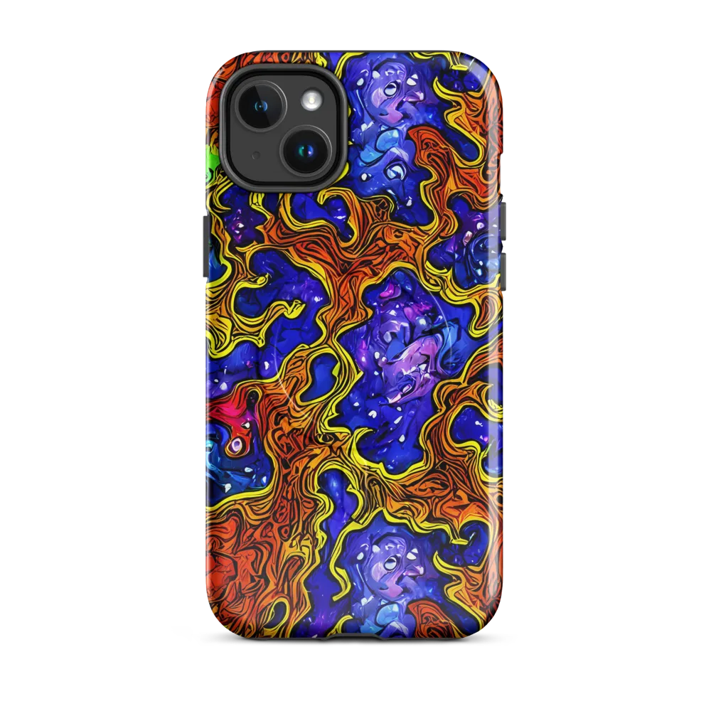 Electric Lava on MagSafe Tough Case for iPhone® — Front