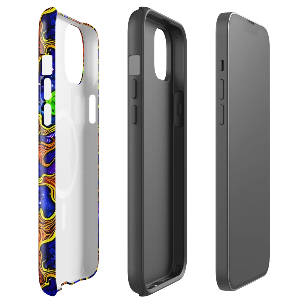 Electric Lava on MagSafe Tough Case for iPhone® — Front