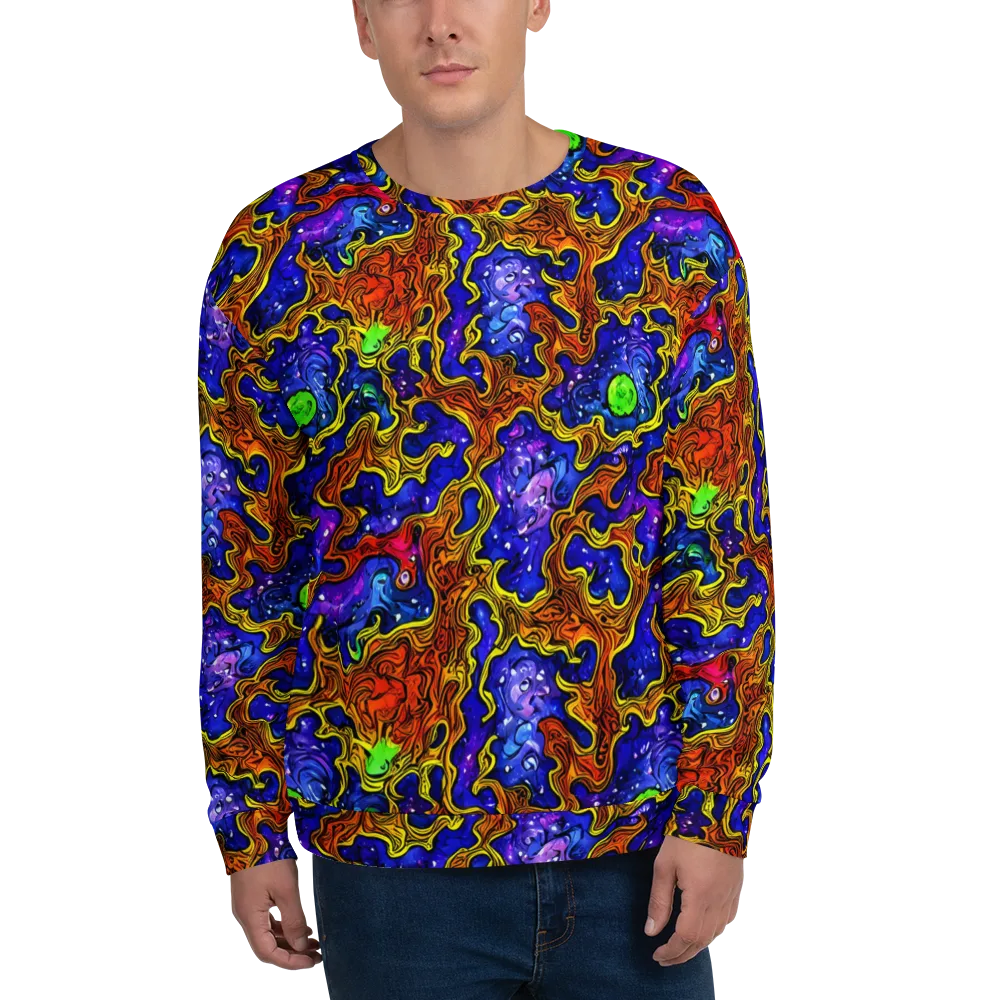 Electric Lava on Sweatshirt — Front