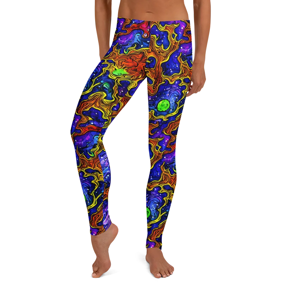 Electric Lava on Leggings — Front