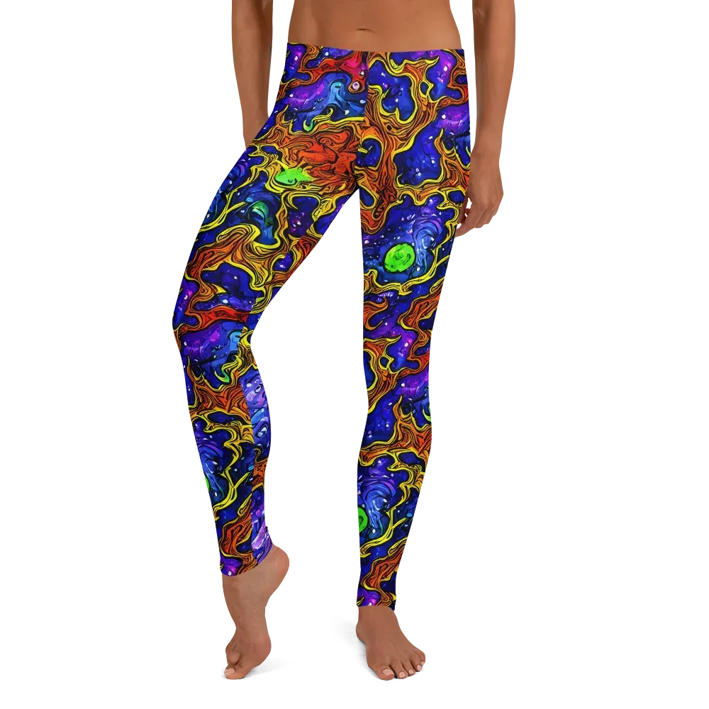 Electric Lava on Leggings — Front