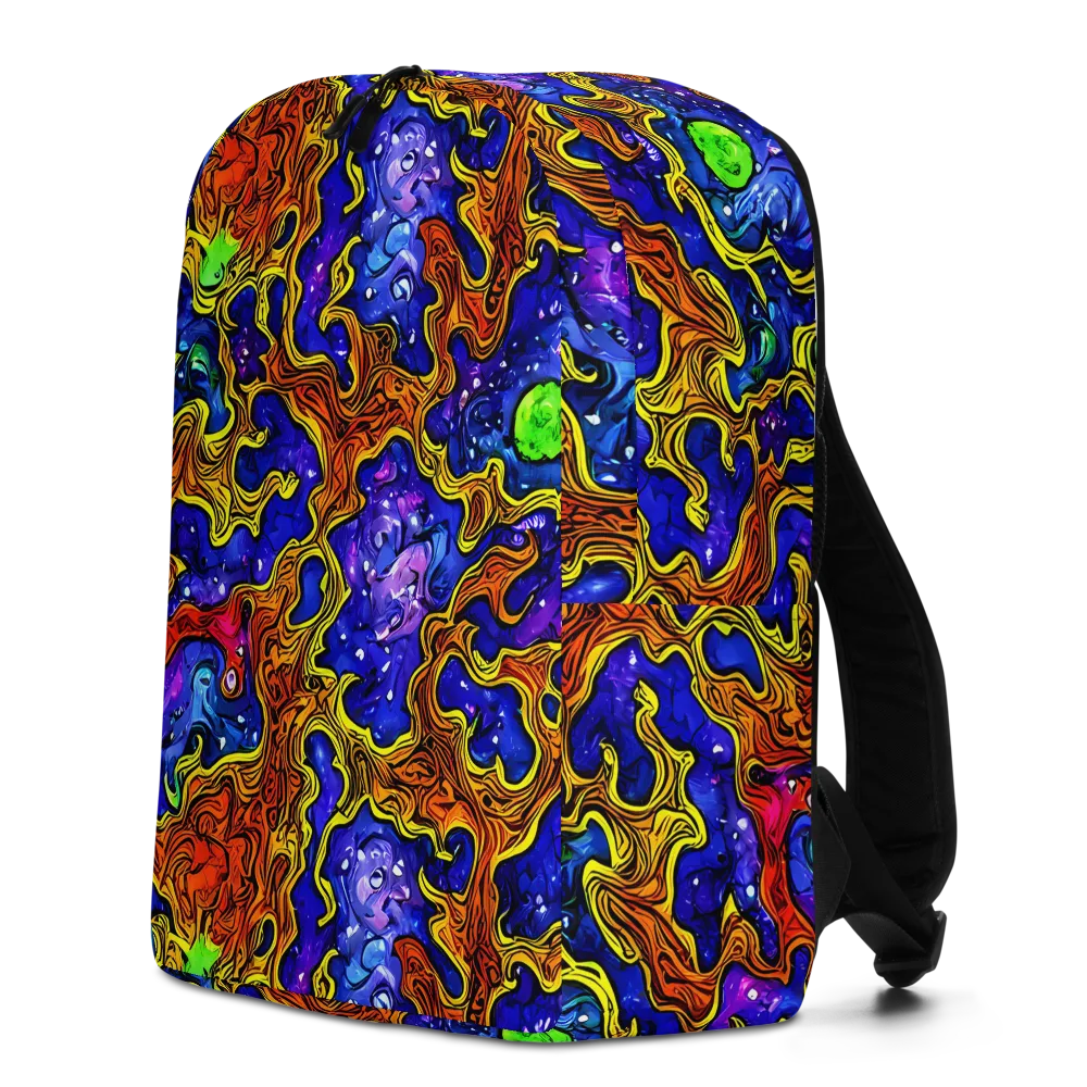 Electric Lava on Minimalist Backpack — Left
