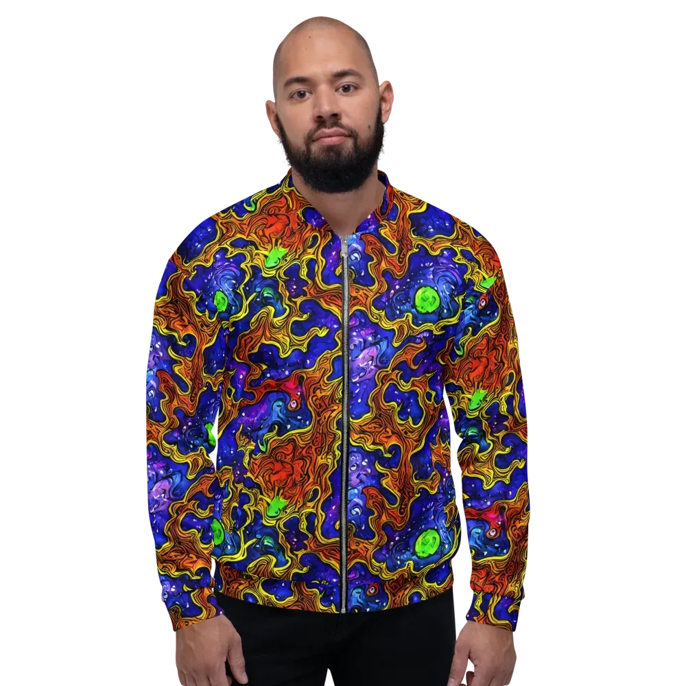Electric Lava on Bomber Jacket — Front