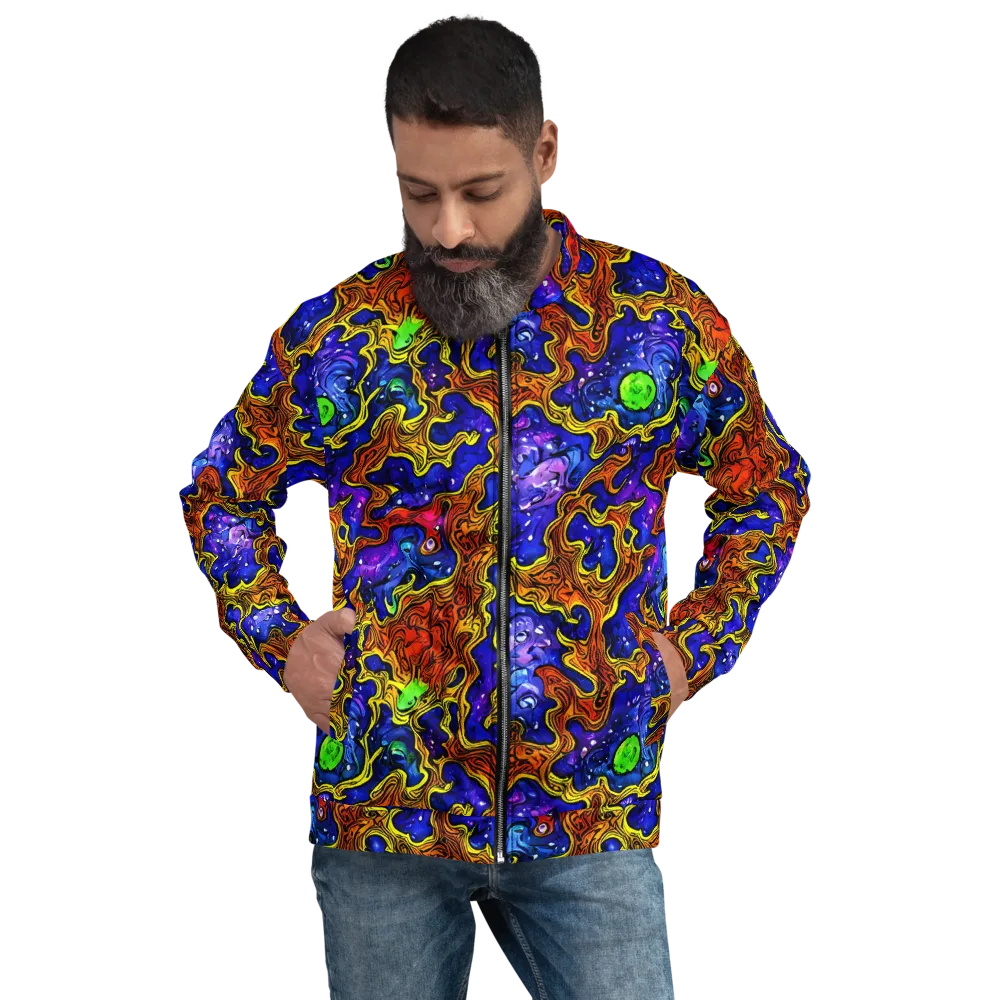 Electric Lava on Bomber Jacket — Front