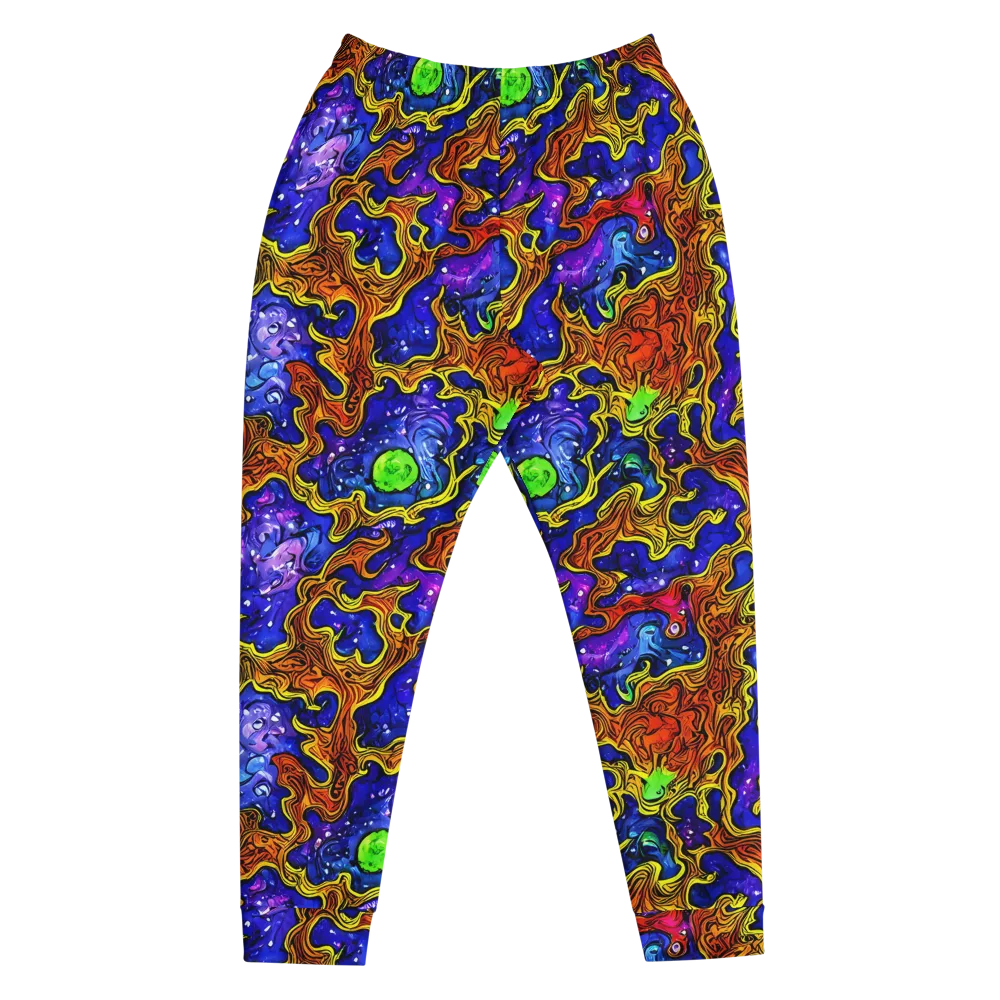 Electric Lava on Men's Joggers — Front