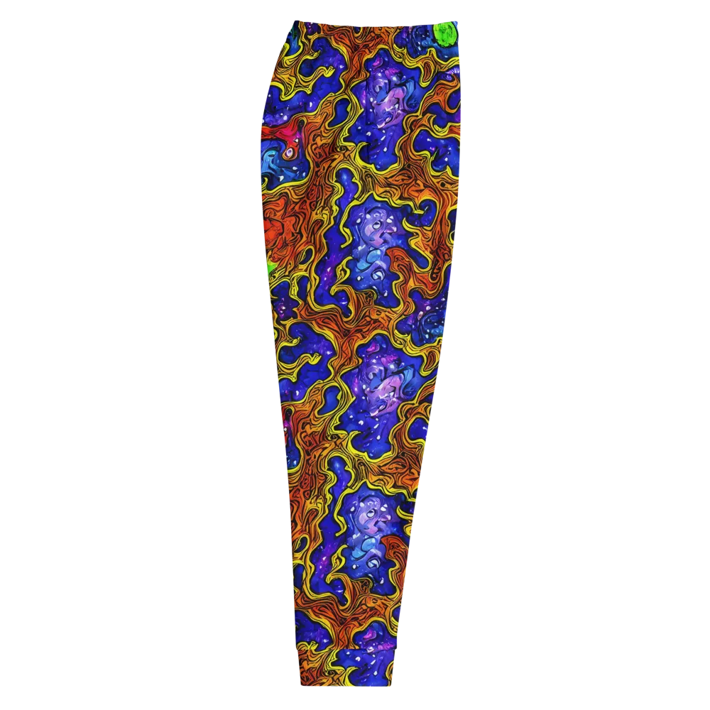 Electric Lava on Men's Joggers — Right