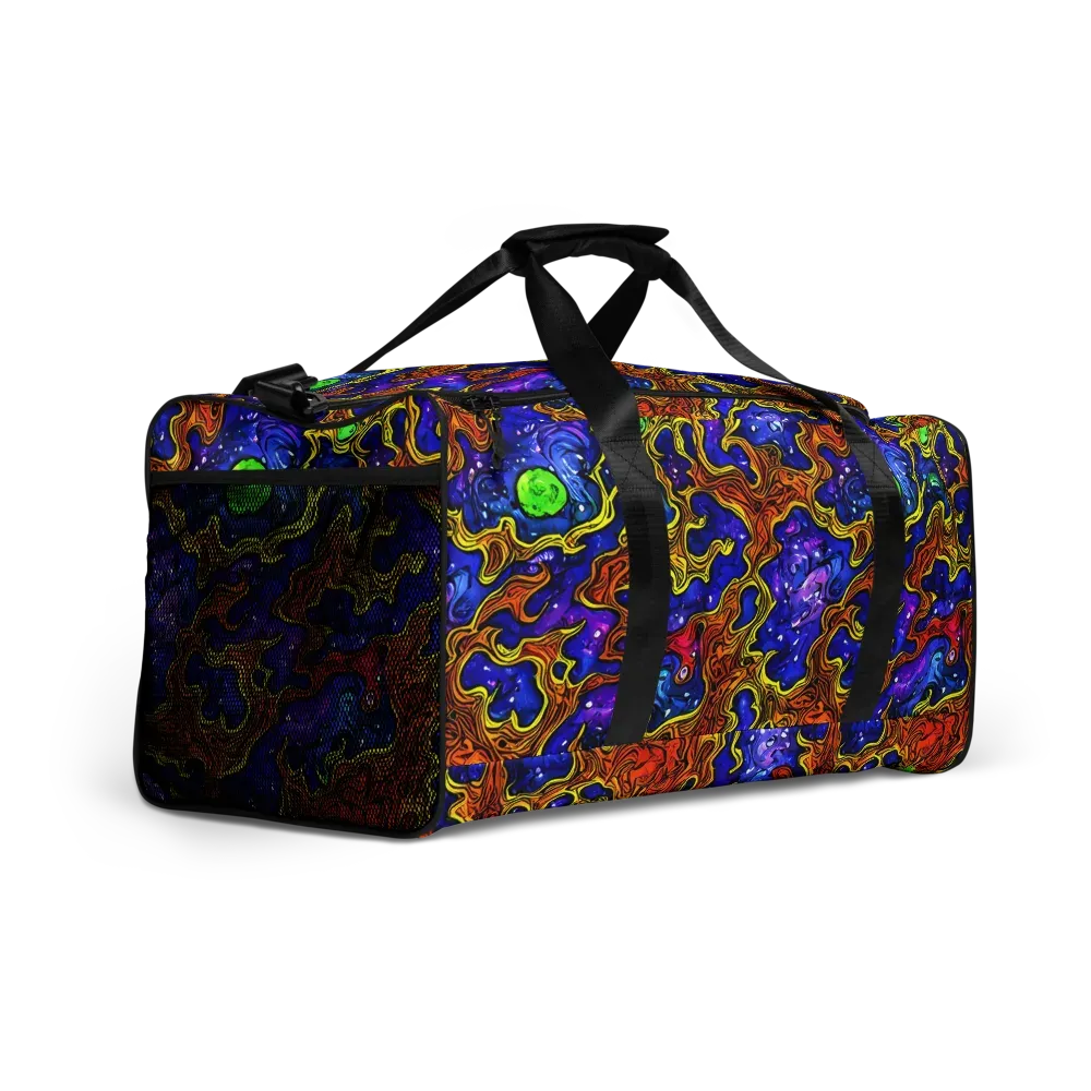 Electric Lava on Duffle Bag — Right Front