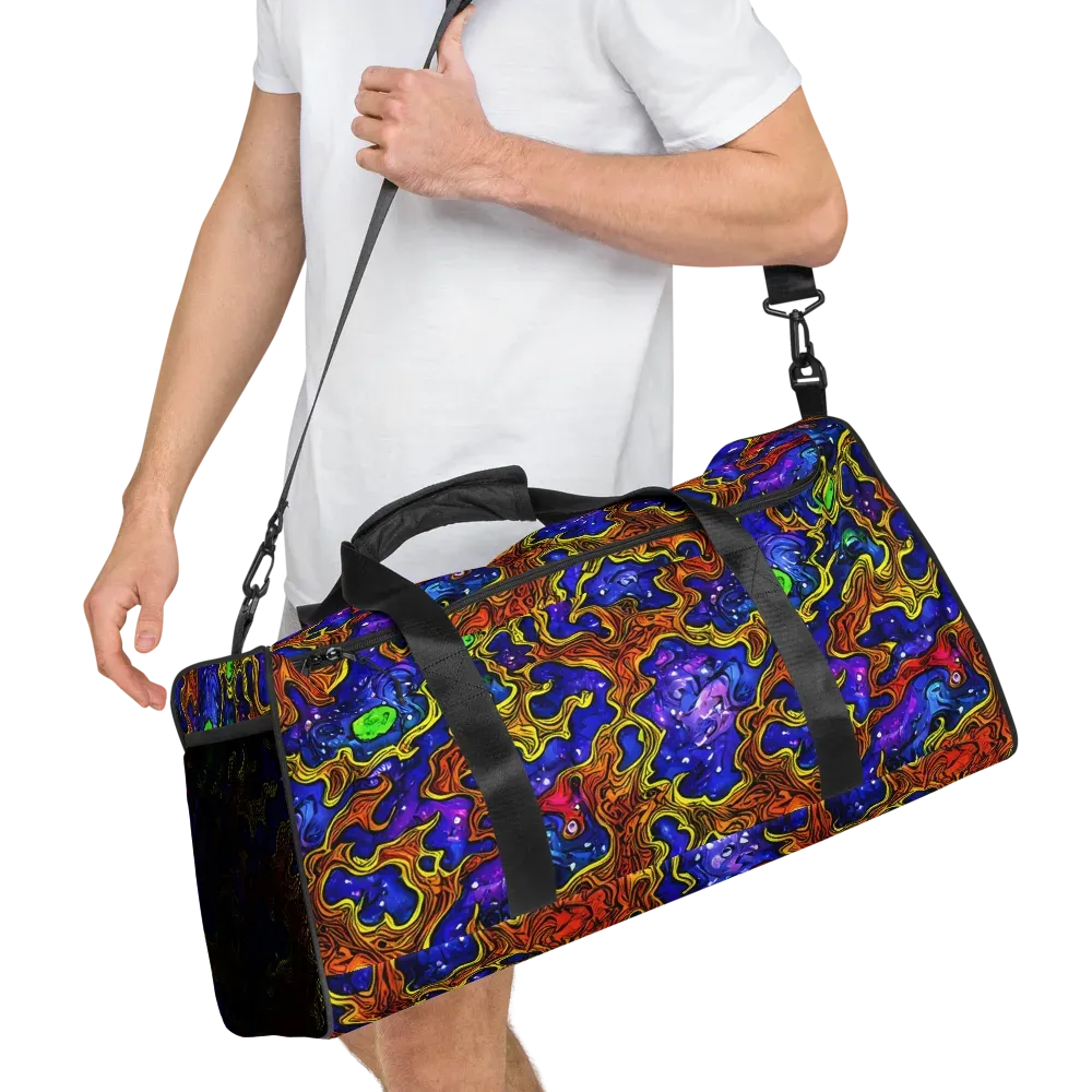 Electric Lava on Duffle Bag — Right Front