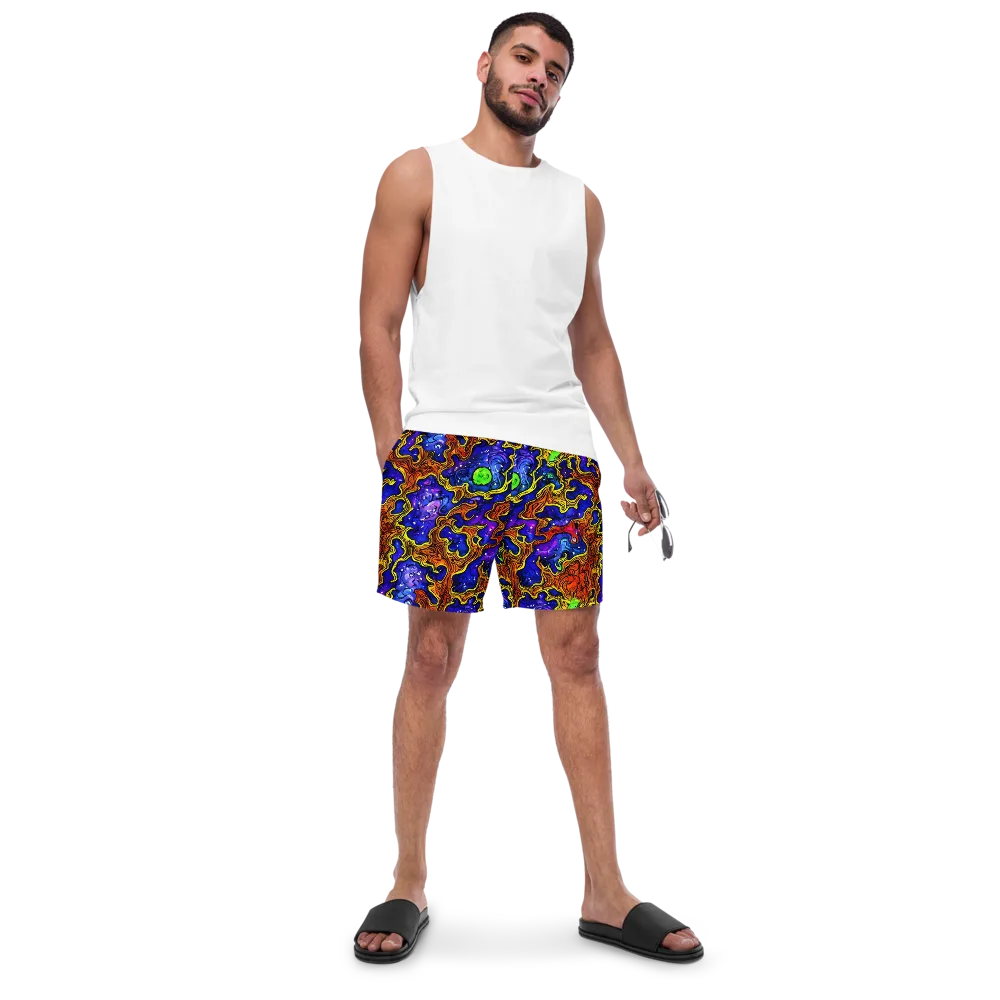 Electric Lava on Swim Trunks — Front
