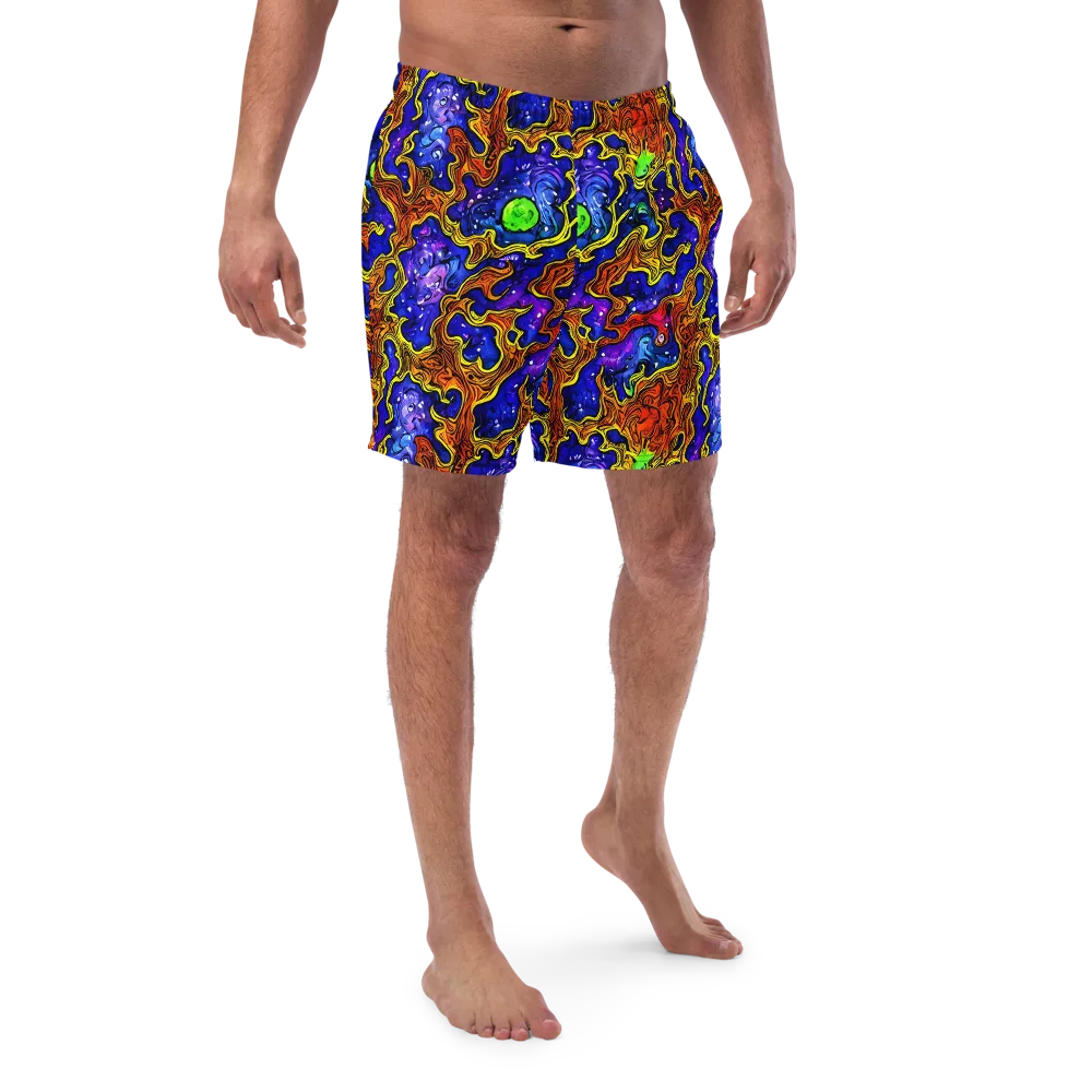 Electric Lava on Swim Trunks — Front