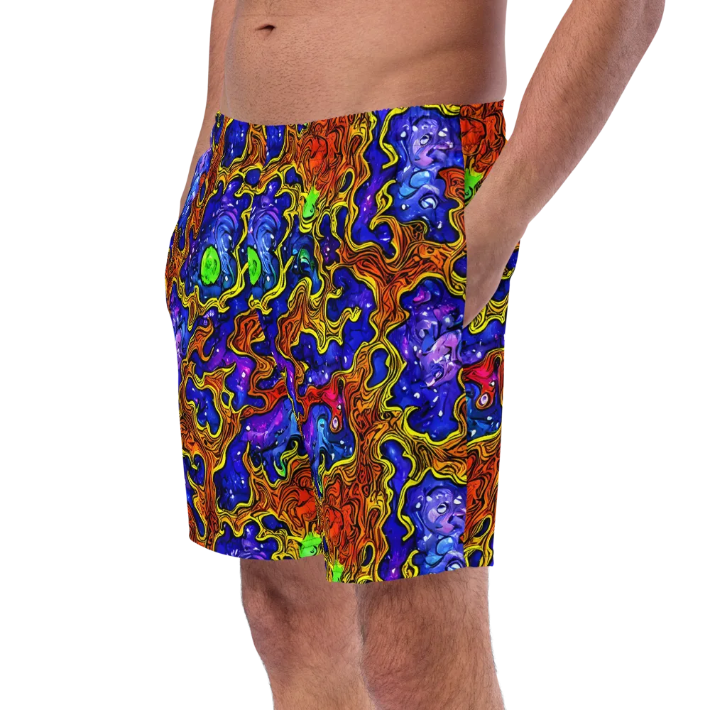 Electric Lava on Swim Trunks — Left Front