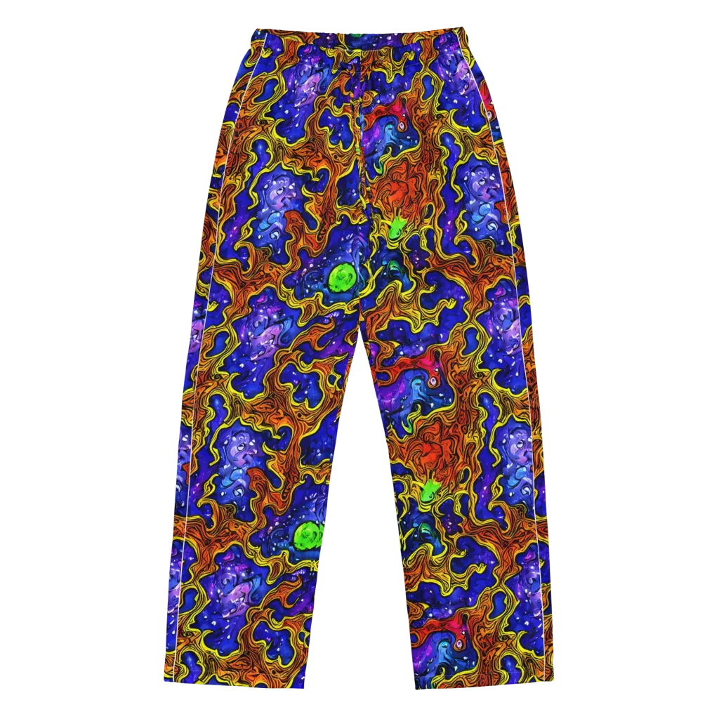 Electric Lava on Women's Pajama Pants — Front