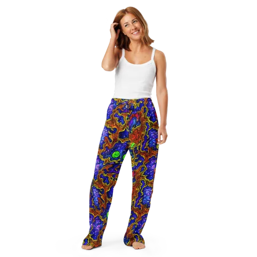 Electric Lava on a Women's Pajama Pants