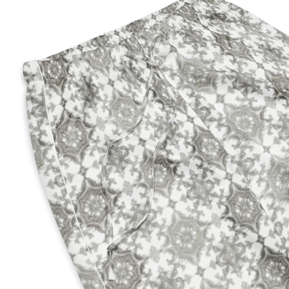 Silver Damask on Women's Pajama Pants — Product details