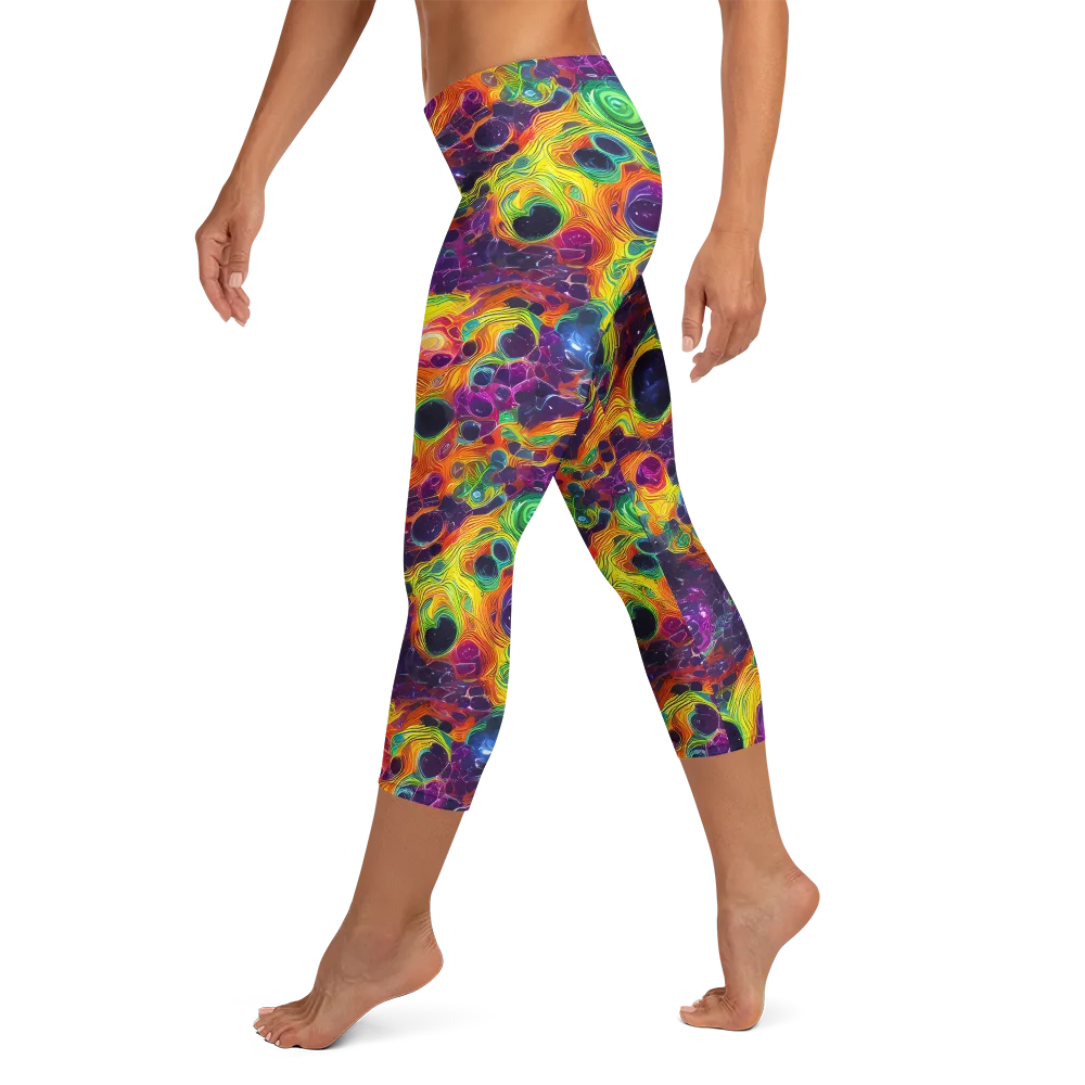 Luminous Orbits on Capri Leggings — Left